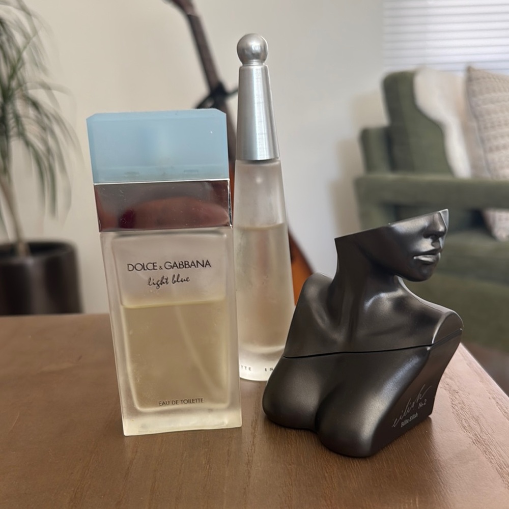 Perfume Bundle - Issey Miyake, Billie Eilish, Dolce & Gabbana
